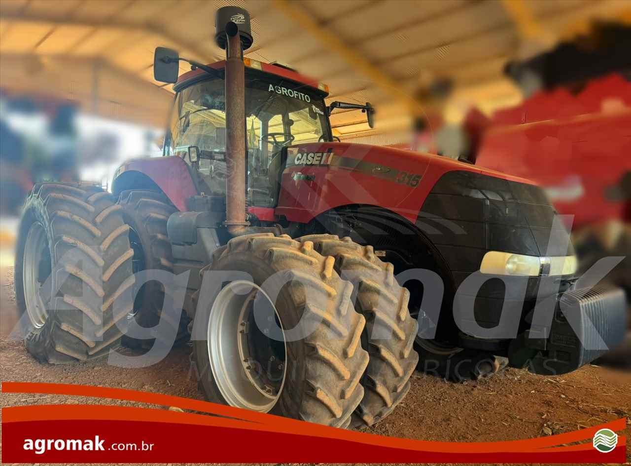 TRATOR CASE MAGNUM 315 Tração 4x4 Agromak Máquinas Agrícolas CAMPO VERDE MATO GROSSO MT